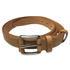 Orvis Genuine Leather Belt Made in Italy Silver Buckle Size 44 110 - take2supply