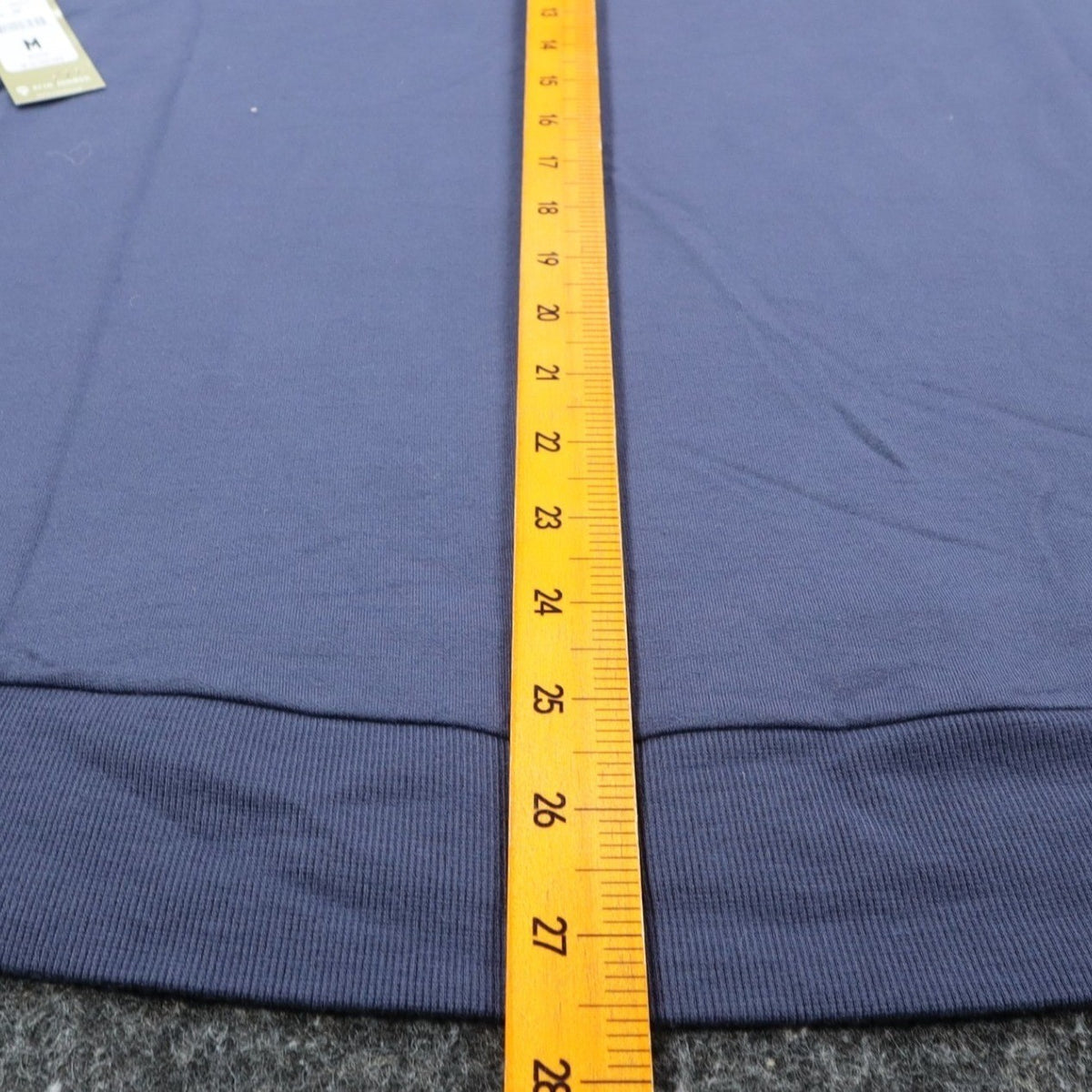 Erin London Top Womens Medium Blue Viscose Studded Puff Sleeve French Terry NWT - take2supply