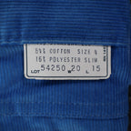 Toddly Winks Corduroy Pants Kids 4 Slim Bright Blue Straight Leg USA NWT NOS - take2supply