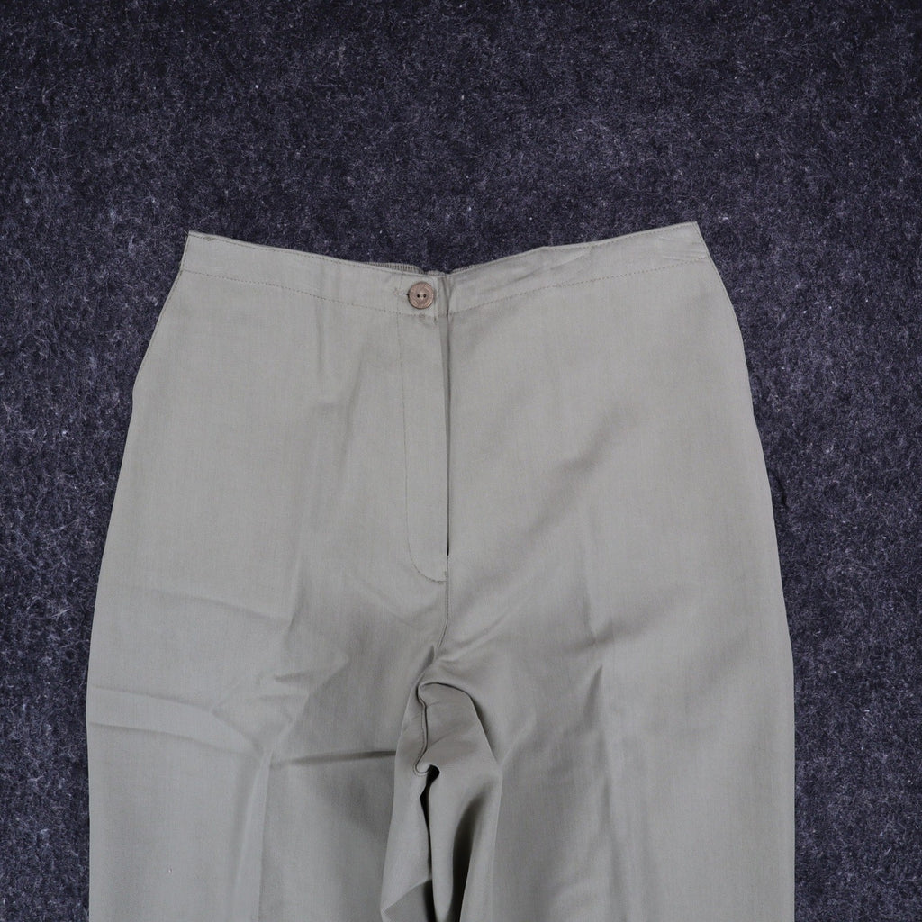 Company Collection Petite Pants Size 8 Sage Green Tencel Cotton Elastic Waist - take2supply