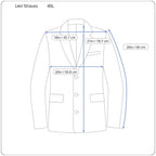 Levi Strauss Business Class Mens Grey Glen Plaid Blazer Sport Coat 40L USA Made - take2supply