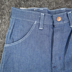 Vintage Young Maverick Jeans Boys 12 Regular Blue Flare White Stitch USA NWT - take2supply