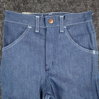Vintage Young Maverick Boys Jeans 8 Slim Blue Flare Leg USA NWT - take2supply