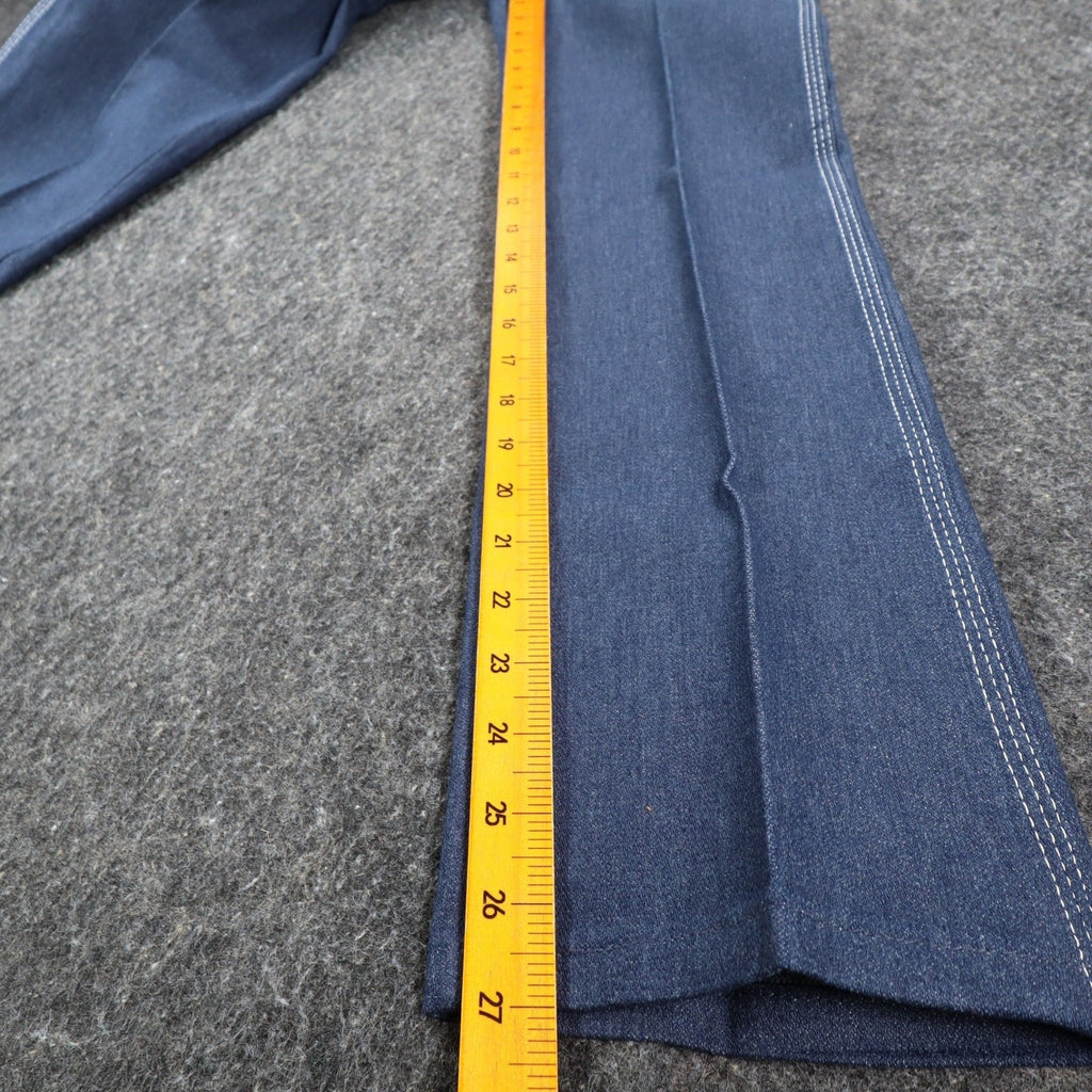 Maverick Straight Leg Jeans Boys 12 Regular Vintage 70s Blue Denim Deadstock USA - take2supply