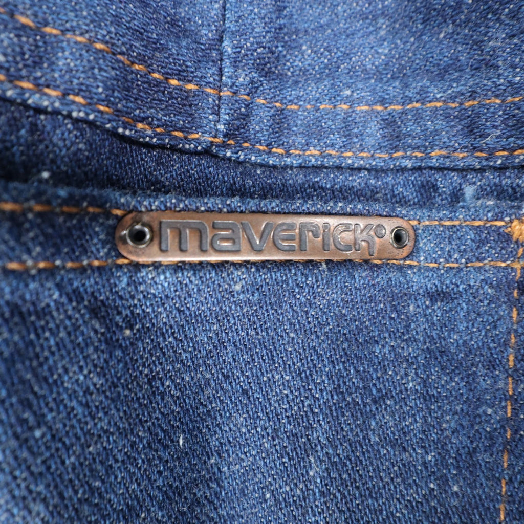 Lady Maverick Vintage Jeans Womens 8 26 Deadstock USA High Waist Straight Blue - take2supply
