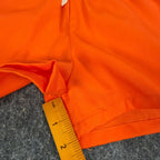 Fruit of the Loom Vintage 70s Shorts Kids XS Orange Cotton Deadstock NWT - take2supply