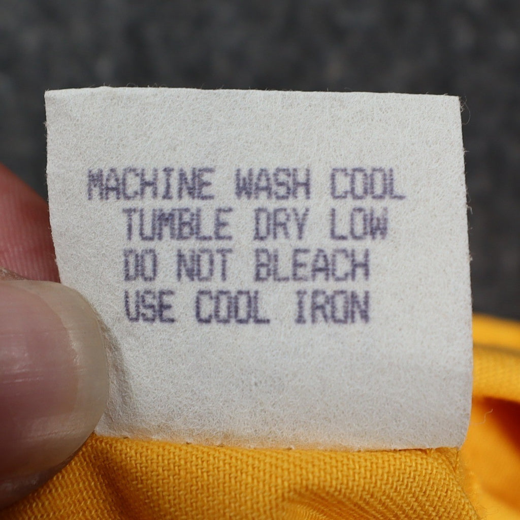 Hang Ten Shorts Womens 3/4 Vintage 90s Yellow Cotton High Rise Made in USA NOS - take2supply
