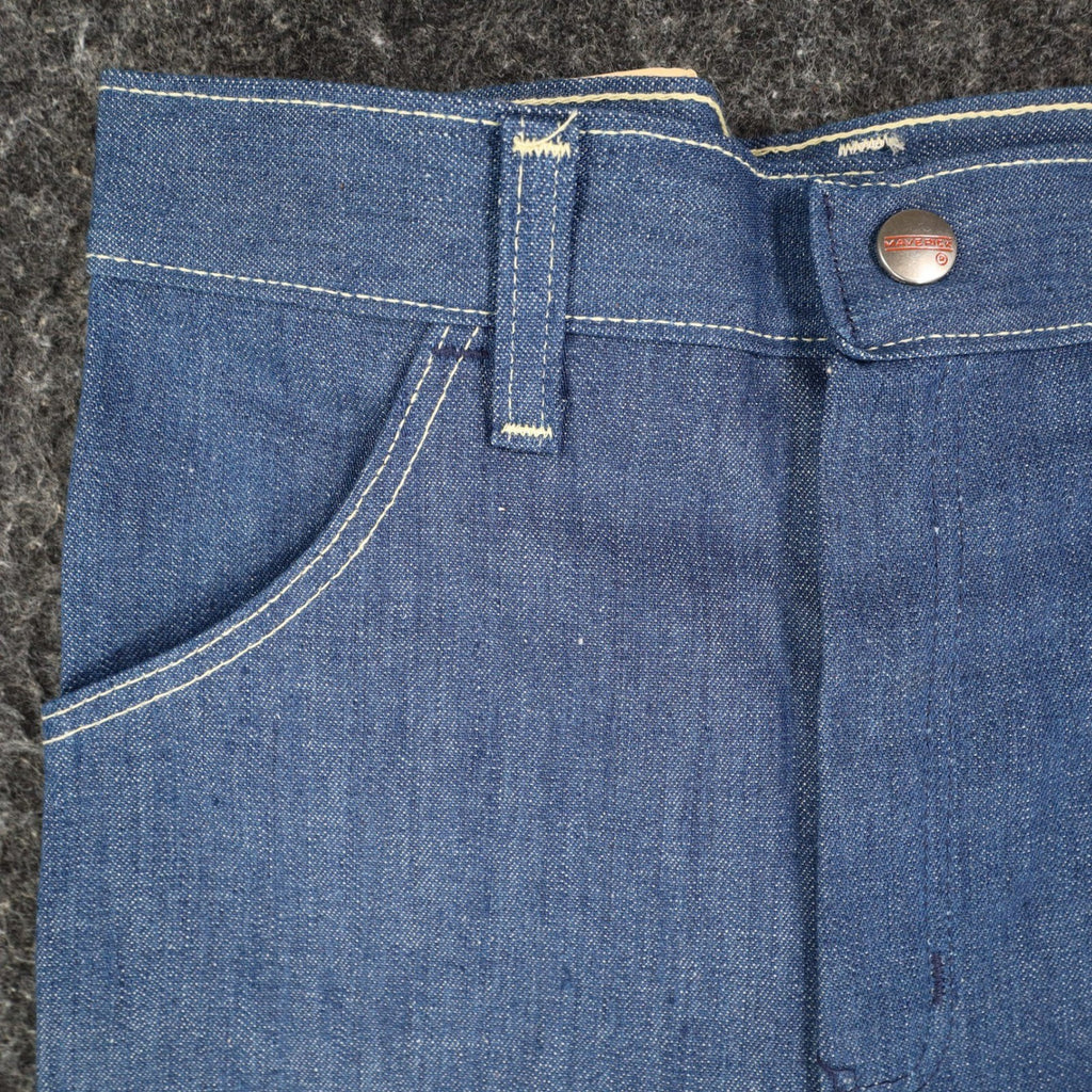 Vintage Young Maverick Jeans Boys 10 Blue Embroidered Straight Leg USA NWT - take2supply