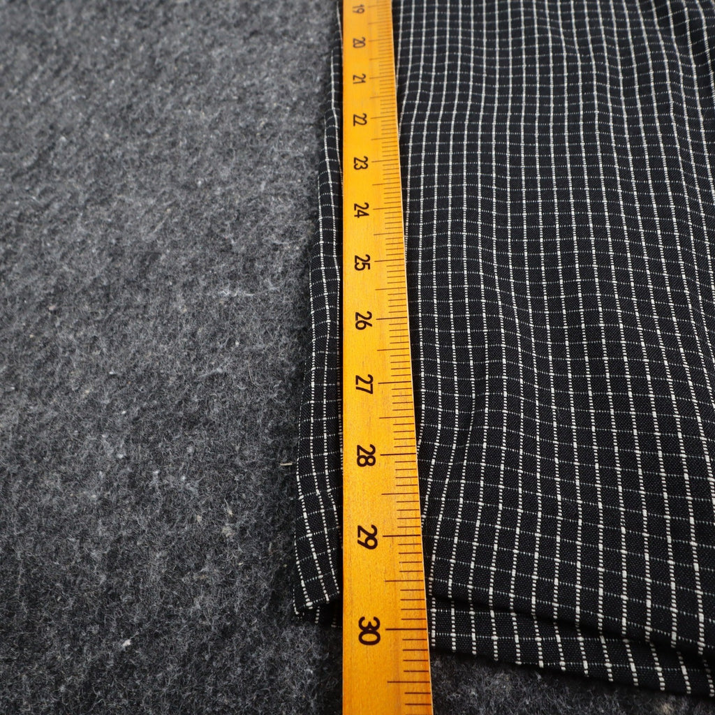 Southern Lady Pants Womens XL Black White Grid Check Elastic Waist NWT NOS - take2supply