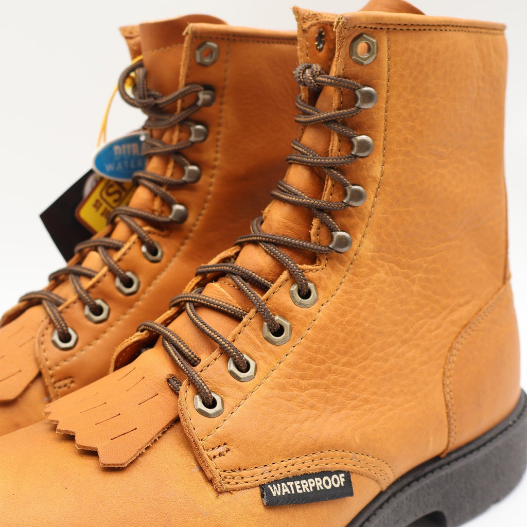 Durango Lacer Work Boots Mens 10D Farm & Ranch Waterproof Steel Toe Tan DB5622 - take2supply