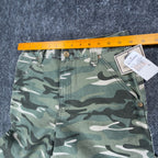 John Deere Carpenter Pants Boys 16 Y2K Camo Cotton Canvas Workwear Deadstock NWT - take2supply