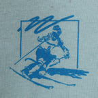 Buffalo Mens Large Vintage Henley Shirt Deadstock USA Made Mint Green Skier L - take2supply