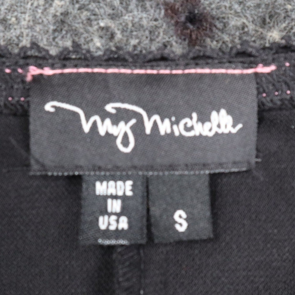 My Michelle Dress Womens Small Y2K Black Pink Trim V-Neck 3/4 Sleeve Sheath - take2supply