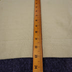 SML Design Polo Sweater Women Medium Tan Short Sleeve Cotton Blend Ribbed NWT - take2supply
