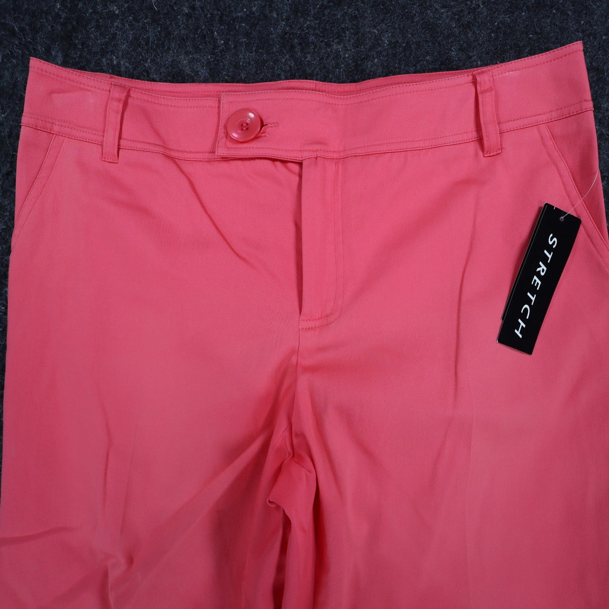 AGB Byer California Capri Pants Womens 6 Coral Cuffed Stretch NWT Deadstock - take2supply