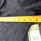 Erin London Blazer Women Size S Black Textured Jacquard Open Front Jacket New - take2supply