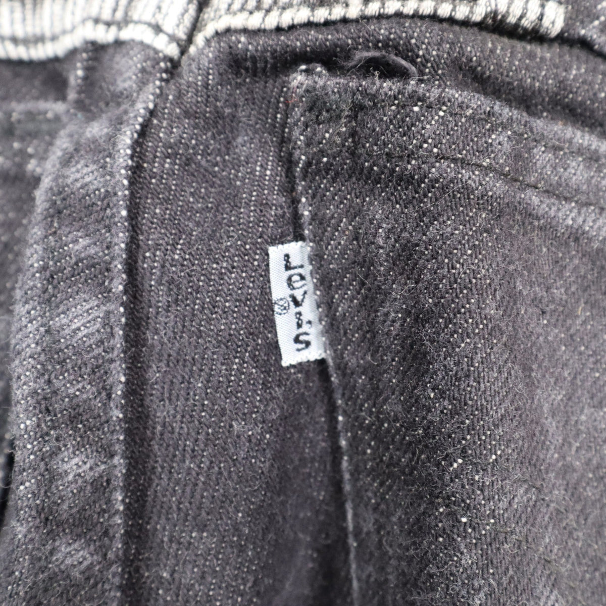 Levi's Tapered Leg Jeans Womens 9 Vintage 90s Black Striped Reverse Silhouette - take2supply