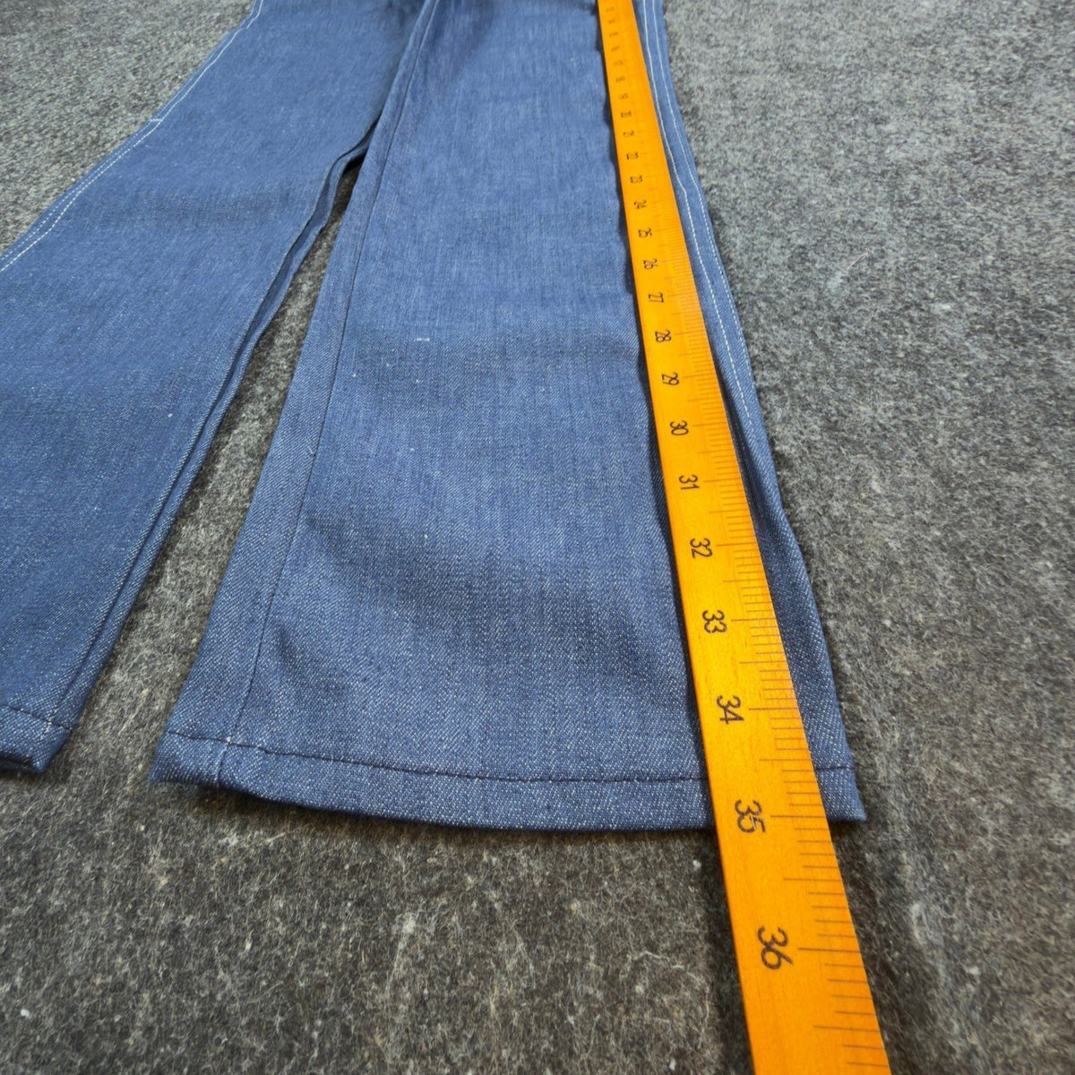 Maverick Vintage 70s Jeans Girls 7 Reg Blue High Waist USA NOS NWT 24x25.75 - take2supply