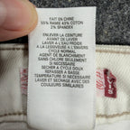 Levi's Y2K Denim Bermuda Shorts Girls 10 White Ramie Blend NWT - take2supply