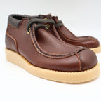 Walker Brand Wallabee Boots Youth 12.5D Vintage Brown Leather Crepe Sole USA - take2supply