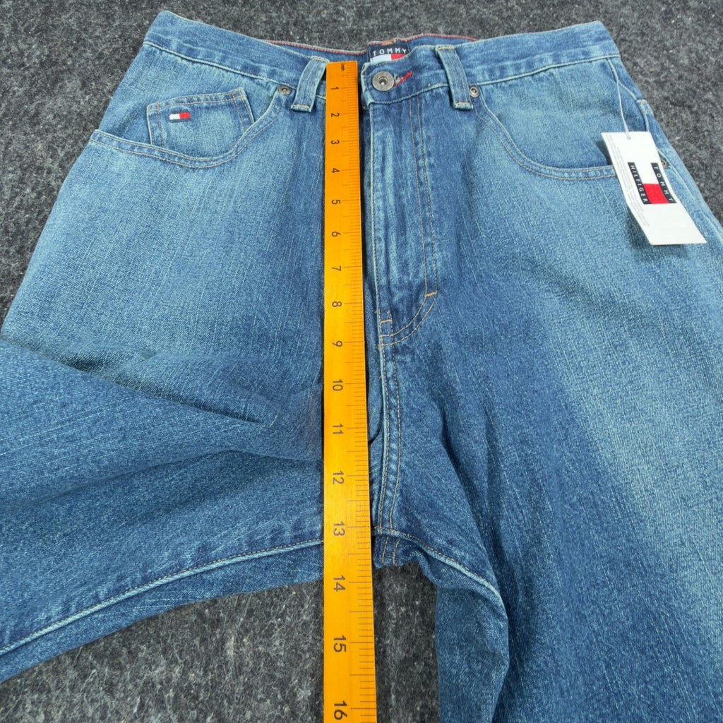 Tommy Hilfiger Y2K Slouch Fit Jeans Boy 20 Blue Cotton NWT Deadstock - take2supply