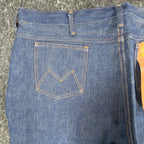 Maverick Vintage 1970s Bootcut Jeans Mens 42x34 Dark Wash Cotton Denim NOS NEW - take2supply