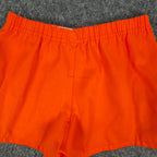 Fruit of the Loom Vintage 70s Gym Shorts Mens 28-30 Orange Deadstock NWT - take2supply