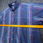 Salmon River Traders 90s Plaid Shirt Mens XL Blue Cotton Blend New C446 - take2supply