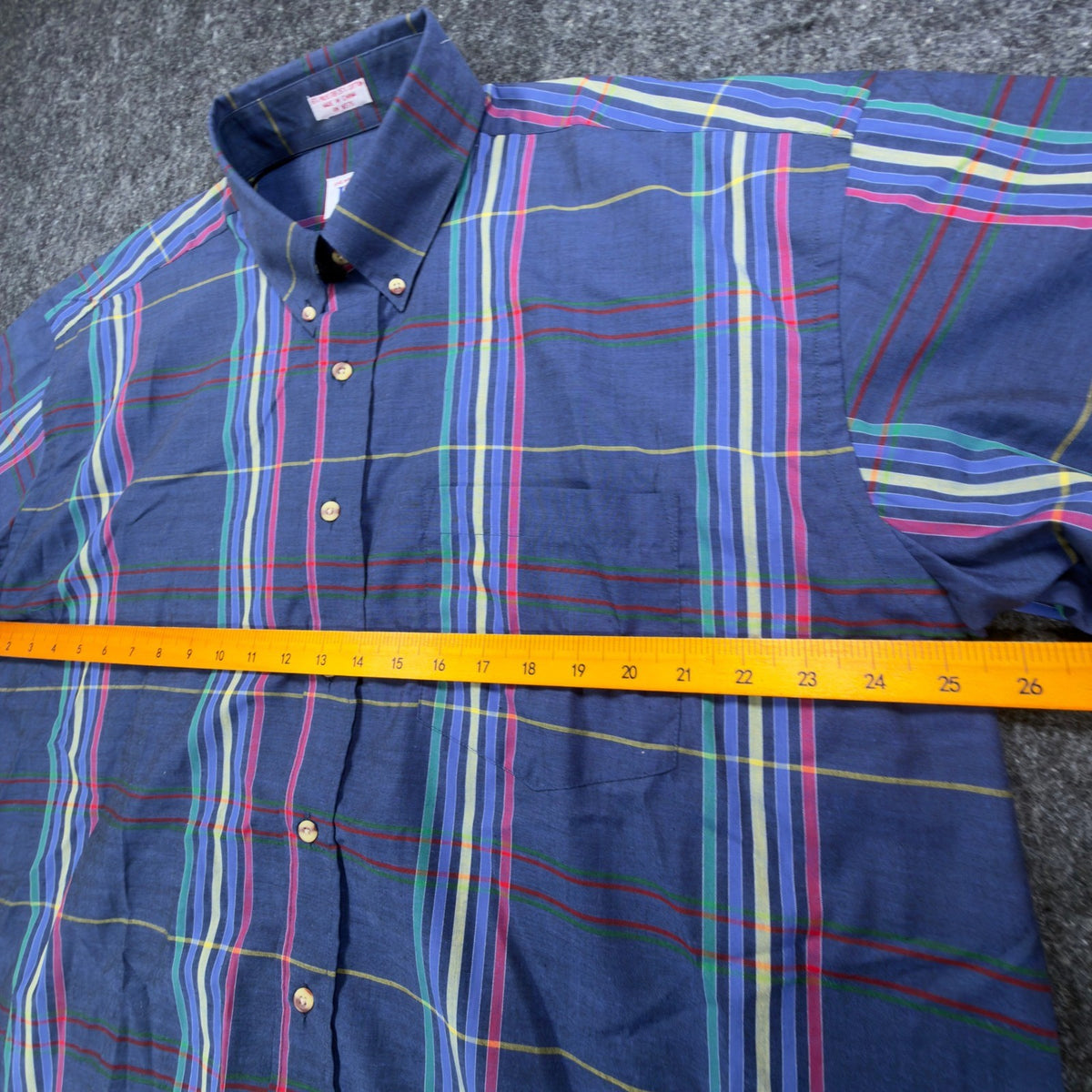 Salmon River Traders 90s Plaid Shirt Mens XL Blue Cotton Blend New C446 - take2supply