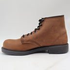 Walker Work Boots Mens 10 D Vintage Made in USA Brown Leather Lace Up 685 NEW - take2supply