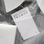 Domani Collection Dress Shirt 16.5 34/35 Gray White Collar French Cuffs New - take2supply