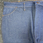 Wrangler Vintage 80s Bootcut Jeans Mens 44x32 Blue Cotton USA Made NOS NWT - take2supply