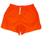 Fruit of the Loom Vintage 70s Gym Shorts Boys XS 24-26 Orange Cotton NWT - take2supply