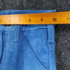 Toddly Winks Corduroy Pants Kids 4 Slim Bright Blue Straight Leg USA NWT NOS - take2supply