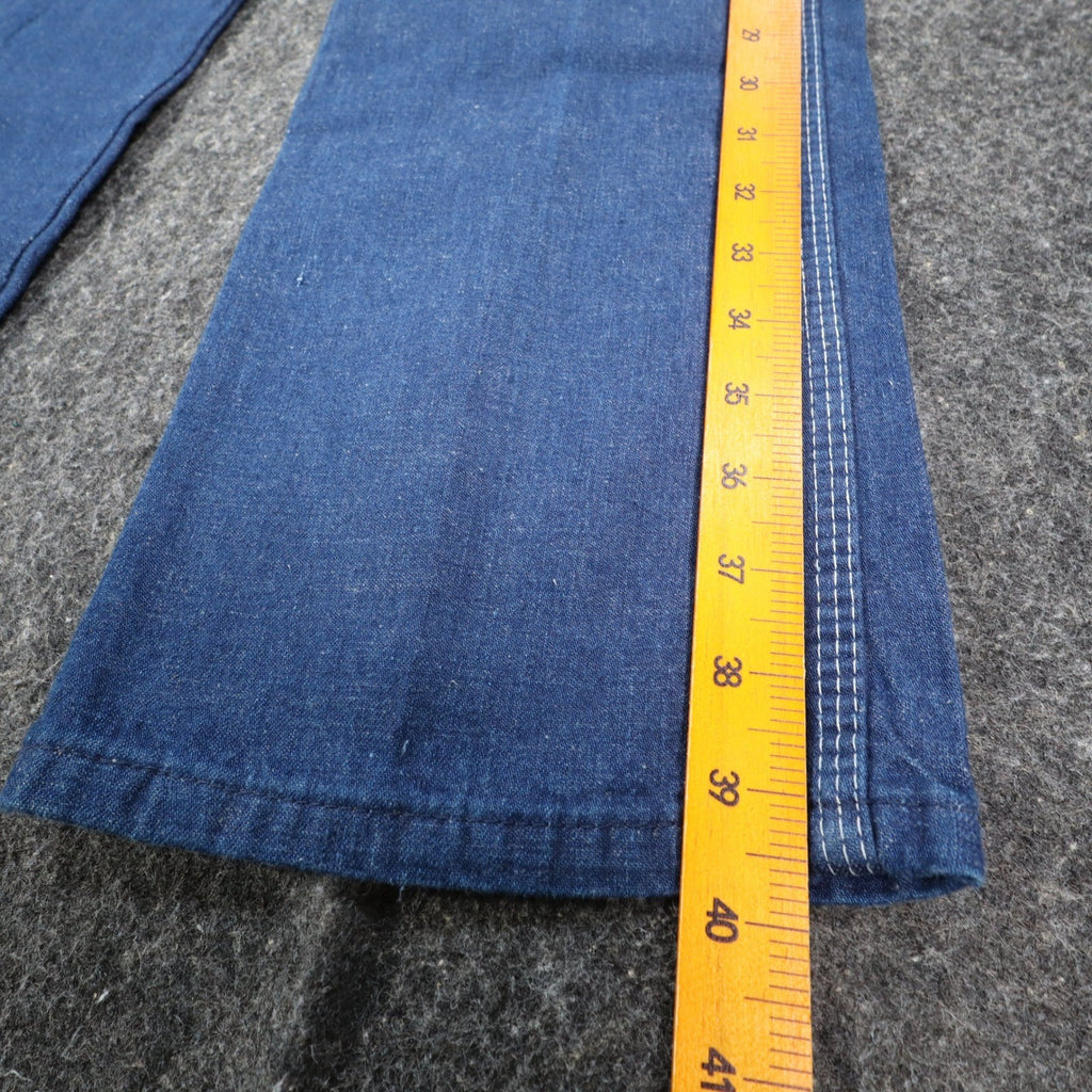 Dee Cee Rappers Jeans Womens 16 Regular Vintage Deadstock Blue Cotton USA Made - take2supply