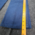Dee Cee Rappers Jeans Womens 16 Regular Vintage Deadstock Blue Cotton USA Made - take2supply