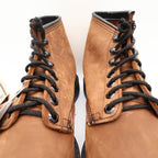 Walker Vintage Work Boots Mens 9 Brown Leather Deadstock Made In USA NIB NWT - take2supply