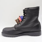 Walker SafetyFirst Steel Toe Work Boots Mens 13 D Vintage 90s USA Black Leather - take2supply
