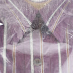 Van Heusen Editions Dress Shirt Mens 15 32/33 Vintage Purple Striped Deadstock - take2supply