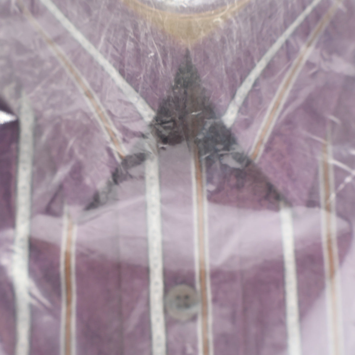 Van Heusen Editions Dress Shirt Mens 15 32/33 Vintage Purple Striped Deadstock - take2supply
