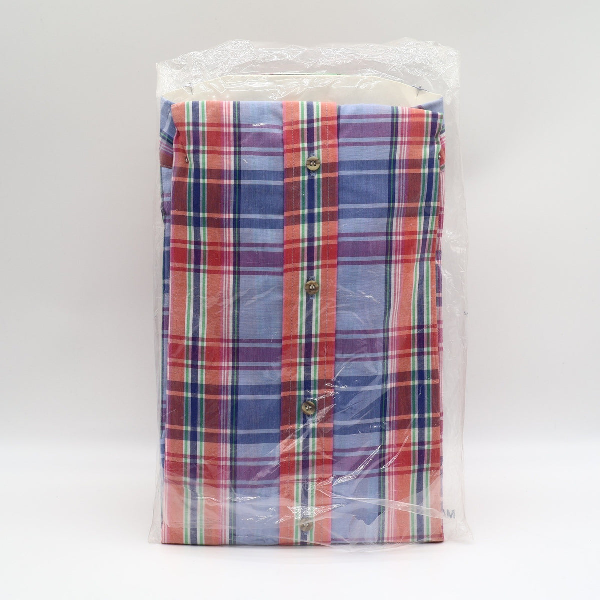 Chapel Hill by Block Shirt Mens XL Vintage Plaid Short Sleeve Button Down New - take2supply