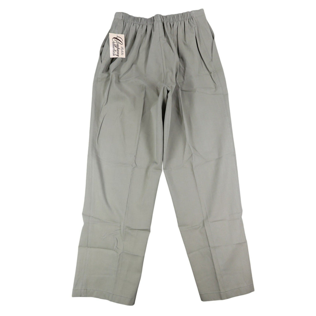 Company Collection Petite Pants Size 8 Sage Green Tencel Cotton Elastic Waist - take2supply