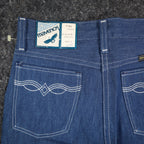 Young Maverick Vintage Girls 12 Reg Blue Straight Leg Jeans NWT - take2supply