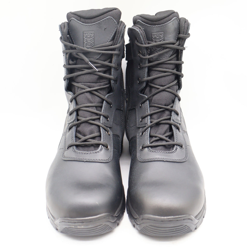 Battle Ops BOPS8001 Tactical Boot Mens 12 M/W Waterproof Side-Zip Black Leather - take2supply
