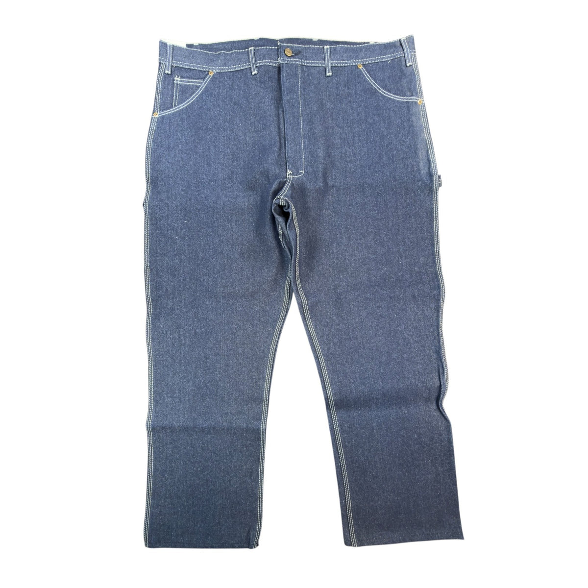 KEY Vintage 90s Dungaree Jeans Mens 44x30 USA Made Blue Denim NWT 1-402-41 - take2supply