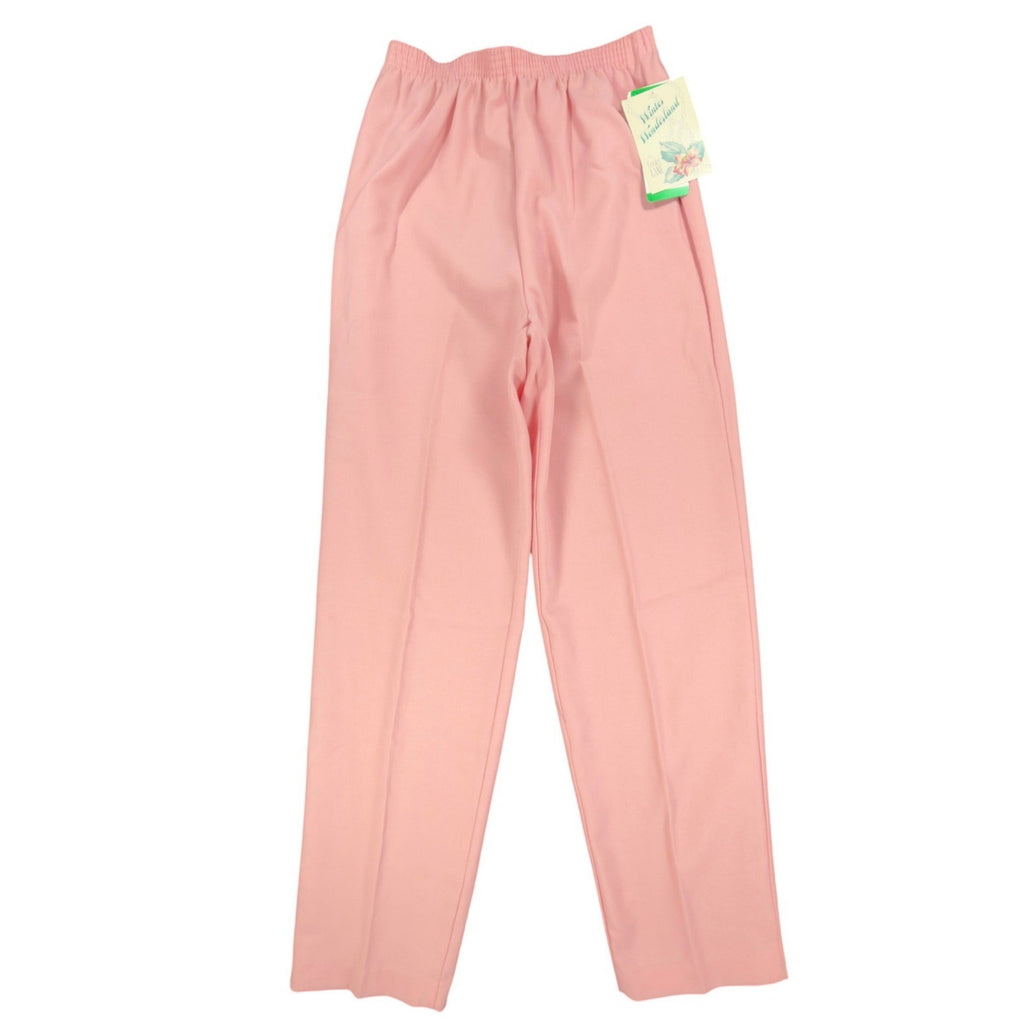 Cricket Lane Vintage 90s Pants Women 10 Rose Pink Polyester NWT Deadstock - take2supply