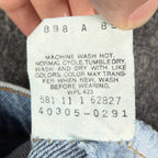 Levi's Vintage 90s 550 Shorts Women 9 Blue Denim Orange Tab USA NWT - take2supply