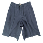 Tommy Hilfiger Vintage Y2K Pleated Shorts Boys 4 Navy Blue Cotton NWT - take2supply
