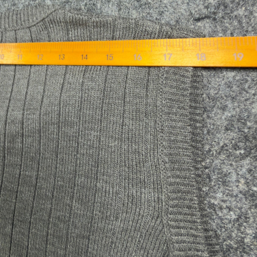 D'Avila Vintage Y2K Sweater Vest Mens Medium Gray Acrylic NWT C528 - take2supply