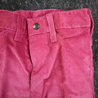 Toddly Winks Corduroy Pants Kids 4 Slim Pink Straight Leg USA Deadstock NWT - take2supply